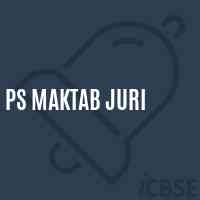 Ps Maktab Juri Primary School Logo