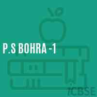 P.S Bohra -1 Primary School Logo