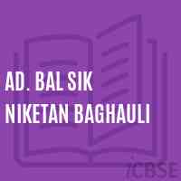 Ad. Bal Sik Niketan Baghauli Primary School Logo