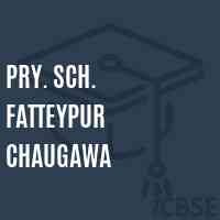 Pry. Sch. Fatteypur Chaugawa Primary School Logo