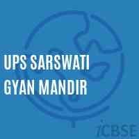 Ups Sarswati Gyan Mandir Middle School Logo