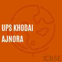 Ups Khodai Ajnora Middle School Logo