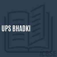 Ups Bhadki Middle School Logo