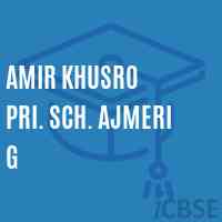 Amir Khusro Pri. Sch. Ajmeri G Primary School Logo