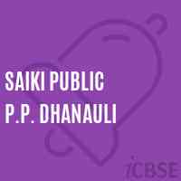 Saiki Public P.P. Dhanauli Middle School Logo