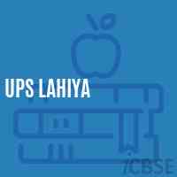 Ups Lahiya Middle School Logo