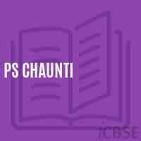 Ps Chaunti Primary School Logo