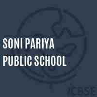Soni Pariya Public School Logo