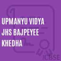 Upmanyu Vidya Jhs Bajpeyee Khedha Middle School Logo