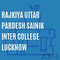 Rajkiya Uttar Pardesh Sainik Inter College Lucknow High School Logo