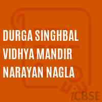 Durga Singhbal Vidhya Mandir Narayan Nagla Primary School Logo