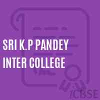 Sri K.P Pandey Inter College Senior Secondary School Logo