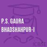 P.S. Gaura Bhadshahpur-I Primary School Logo