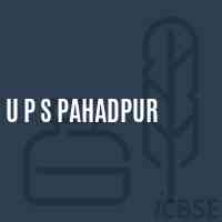 U P S Pahadpur Middle School Logo