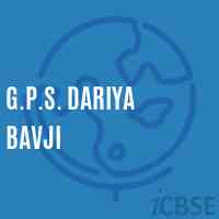G.P.S. Dariya Bavji Primary School Logo