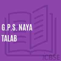 G.P.S. Naya Talab Primary School Logo