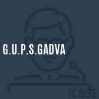 G.U.P.S.Gadva Middle School Logo