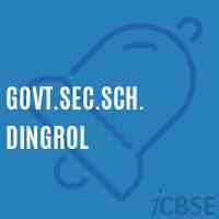GOVT.Sec.Sch. DINGROL Secondary School Logo