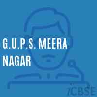 G.U.P.S. Meera Nagar Middle School Logo