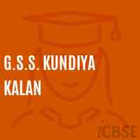 G.S.S. Kundiya Kalan Secondary School Logo