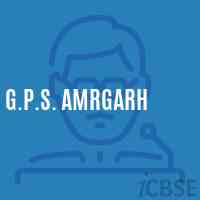 G.P.S. Amrgarh Primary School Logo