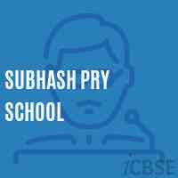 Subhash Pry School Logo