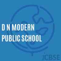 D N Modern Public School Logo