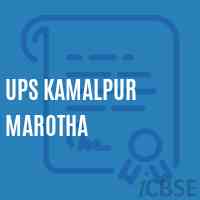 Ups Kamalpur Marotha Middle School Logo