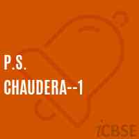 P.S. Chaudera--1 Primary School Logo