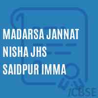 Madarsa Jannat Nisha Jhs Saidpur Imma Middle School Logo
