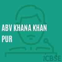 Abv Khana Khan Pur Primary School Logo