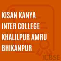 Kisan Kanya Inter College Khalilpur Amru Bhikanpur Senior Secondary School Logo
