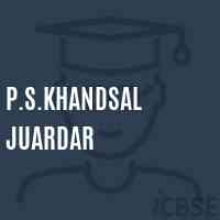 P.S.Khandsal Juardar Primary School Logo