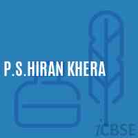 P.S.Hiran Khera Primary School Logo
