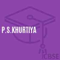 P.S.Khurtiya Primary School Logo