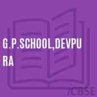 G.P.School,Devpura Logo