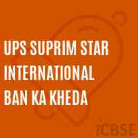 Ups Suprim Star International Ban Ka Kheda Middle School Logo