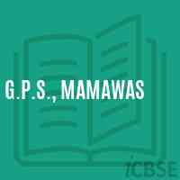 G.P.S., Mamawas Primary School Logo