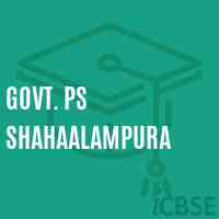 Govt. Ps Shahaalampura Primary School Logo