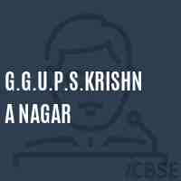 G.G.U.P.S.Krishna Nagar Middle School Logo