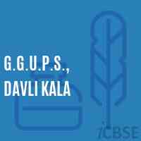 G.G.U.P.S., Davli Kala Middle School Logo
