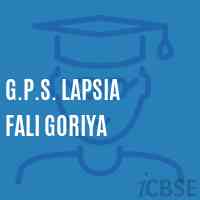 G.P.S. Lapsia Fali Goriya Primary School Logo