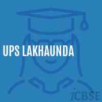 Ups Lakhaunda Middle School Logo
