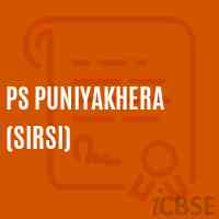 Ps Puniyakhera (Sirsi) Primary School Logo
