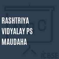 Rashtriya Vidyalay Ps Maudaha Primary School Logo