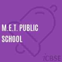 M.E.T. Public School Logo