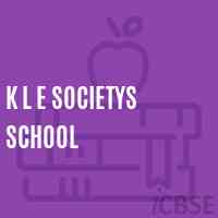 K L E Societys School Logo