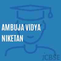 Ambuja Vidya Niketan School Logo
