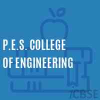 P.E.S. College of Engineering Logo