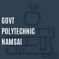 Govt Polytechnic Namsai College Logo